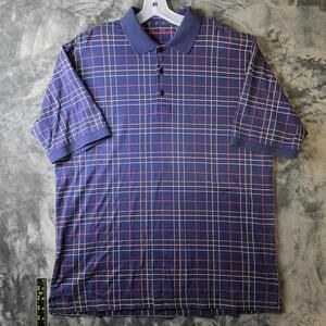 Alan Flusser Mens Golf Polo Sz Large
